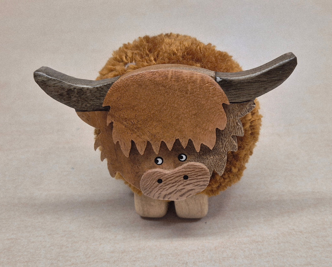 Pompom Highland / Sheep Ornament
