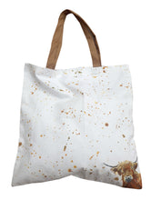 Load image into Gallery viewer, Highland Cow Organic Tote Bag - Betsy
