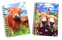 Load image into Gallery viewer, Highland Cow or Donkey - 3D Notepad
