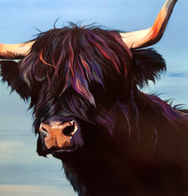 Load image into Gallery viewer, Highland Cow Notecards with Envelope (8Pk)
