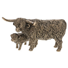 Load image into Gallery viewer, Highland Cow &amp; Calf Ornament

