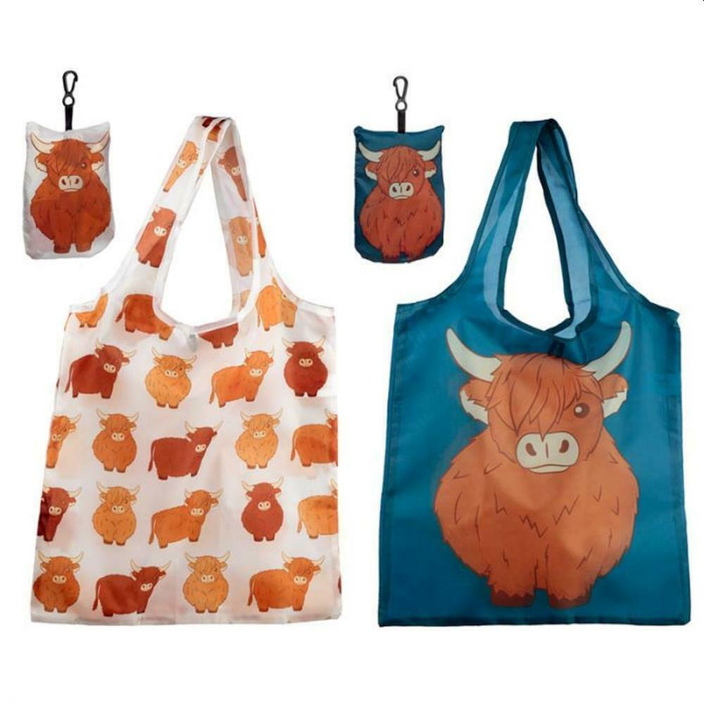Highland Coo - Foldable Shopping Bag
