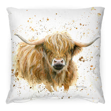 Load image into Gallery viewer, Highland Cow Cushion - Blair
