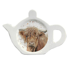 Load image into Gallery viewer, Highland Cow or Donkey Tea Bag Tidy
