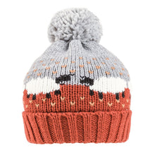 Load image into Gallery viewer, Ladies Knitted Bobble Hat (Pink / Rust / Green / Blue)
